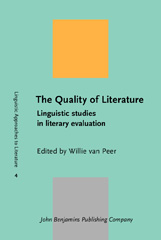 eBook, The Quality of Literature, John Benjamins Publishing Company