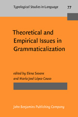 eBook, Theoretical and Empirical Issues in Grammaticalization, John Benjamins Publishing Company