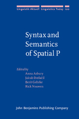 E-book, Syntax and Semantics of Spatial P, John Benjamins Publishing Company