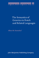E-book, The Semantics of Generics in Dutch and Related Languages, Oosterhof, Albert, John Benjamins Publishing Company