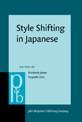 E-book, Style Shifting in Japanese, John Benjamins Publishing Company