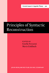 E-book, Principles of Syntactic Reconstruction, John Benjamins Publishing Company