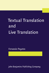 E-book, Textual Translation and Live Translation, John Benjamins Publishing Company