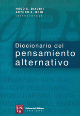 E-book, Diccionario del pensamiento alternativo, Editorial Biblos