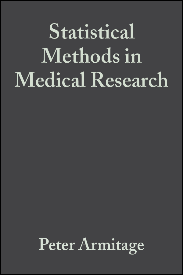 E-book, Statistical Methods in Medical Research, Blackwell