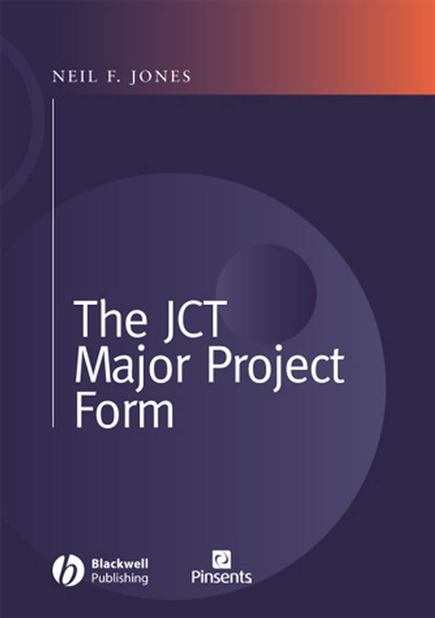 E-book, The JCT Major Project Form, Blackwell