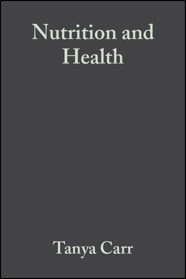eBook, Nutrition and Health, Blackwell