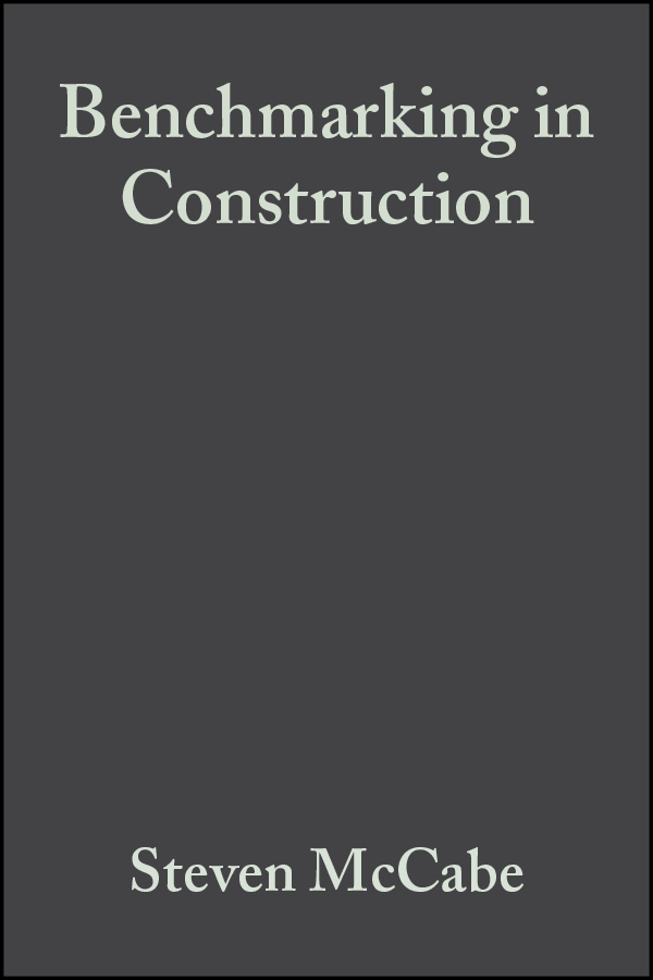 eBook, Benchmarking in Construction, Blackwell