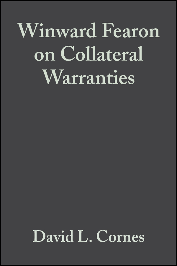 eBook, Winward Fearon on Collateral Warranties, Blackwell