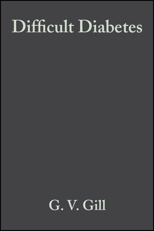 eBook, Difficult Diabetes, Blackwell