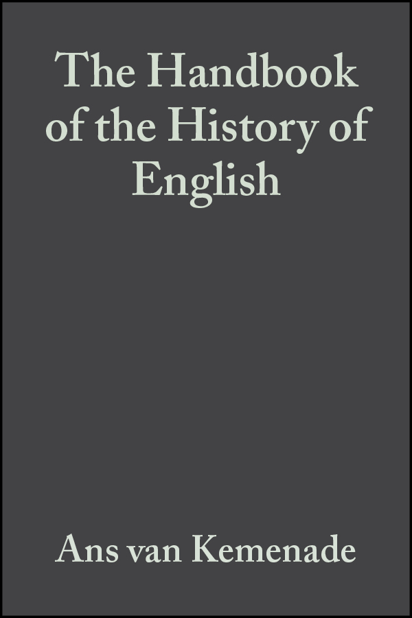 E-book, The Handbook of the History of English, Blackwell
