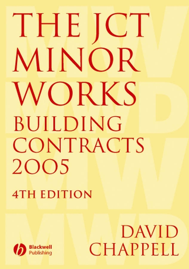 E-book, The JCT Minor Works Building Contracts 2005, Blackwell
