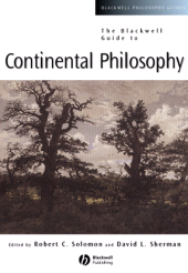 eBook, The Blackwell Guide to Continental Philosophy, Blackwell