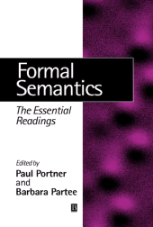 eBook, Formal Semantics : The Essential Readings, Blackwell