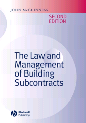E-book, The Law and Management of Building Subcontracts, Blackwell