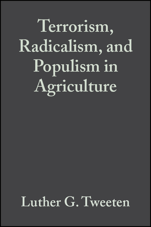 E-book, Terrorism, Radicalism, and Populism in Agriculture, Blackwell