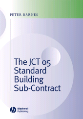 E-book, The JCT 05 Standard Building Sub-Contract, Blackwell
