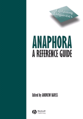 E-book, Anaphora : A Reference Guide, Blackwell