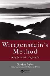 E-book, Wittgenstein's Method : Neglected Aspects, Blackwell