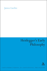 E-book, Heidegger's Early Philosophy, Bloomsbury Publishing