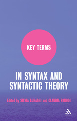 E-book, Key Terms in Syntax and Syntactic Theory, Bloomsbury Publishing