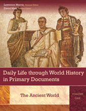 E-book, Daily Life through World History in Primary Documents, Bloomsbury Publishing