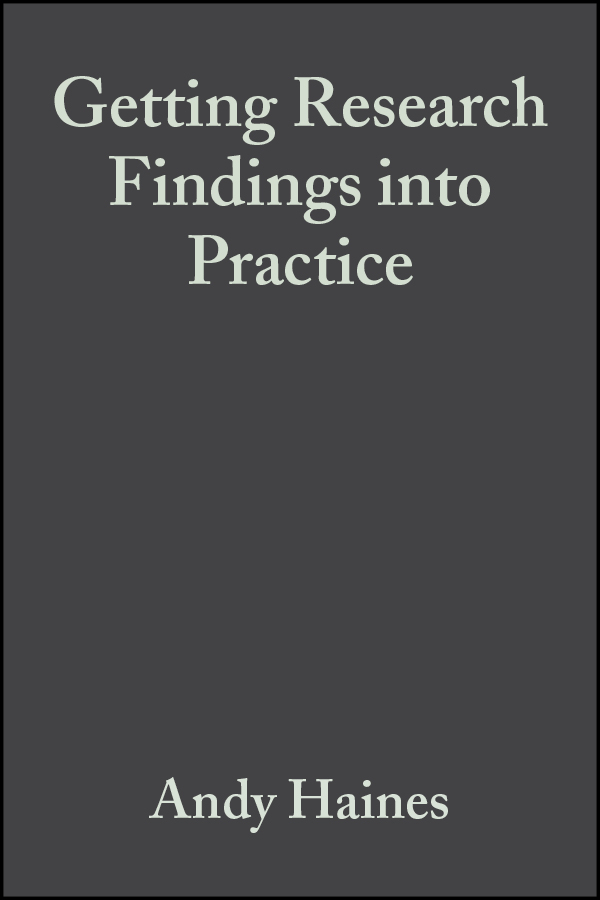 eBook, Getting Research Findings into Practice, BMJ Books