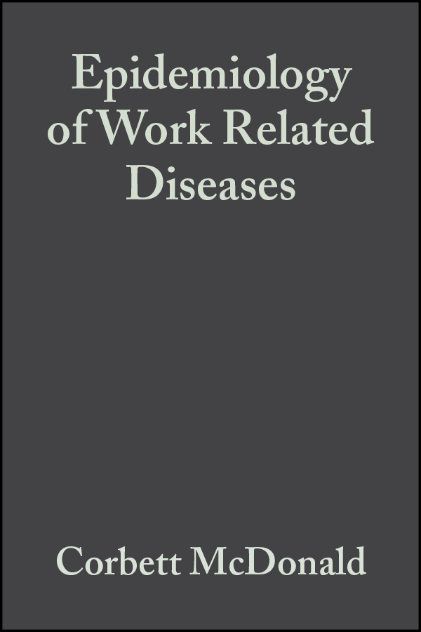 eBook, Epidemiology of Work Related Diseases, BMJ Books