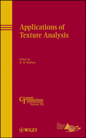 E-book, Applications of Texture Analysis, American Ceramic Society