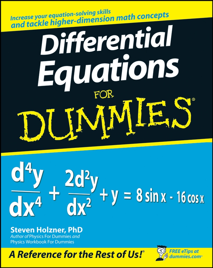 E-book, Differential Equations For Dummies, For Dummies