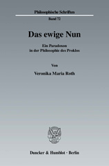 eBook, Das ewige Nun. : Ein Paradoxon in der Philosophie des Proklos., Duncker & Humblot