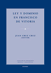 E-book, Ley y dominio en Francisco de Vitoria, EUNSA