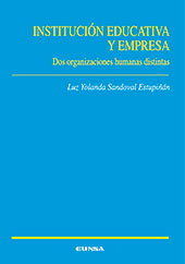 E-book, Institución educativa y empresa : dos organizaciones humanas distintas, Sandoval Estupiñán, Luz Yolanda, EUNSA