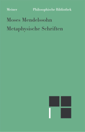 E-book, Metaphysische Schriften, Felix Meiner Verlag