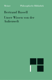 E-book, Unser Wissen von der Außenwelt, Felix Meiner Verlag