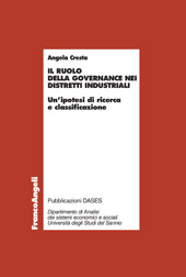 eBook, Il ruolo della governance nei distretti industriali : un'ipotesi di ricerca e classificazione, Franco Angeli