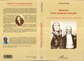 eBook, Mémoires d'une chanteuse francaise : les vies et les amours de Madeleine Grey (1896- 1979), Zwang, Gérard, L'Harmattan