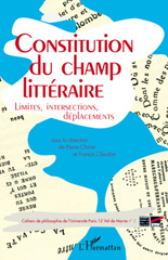 E-book, Constitution du champ littéraire : limites, intersections, déplacements, L'Harmattan