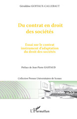 E-book, Du contrat en droit des sociétés, L'Harmattan