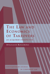 E-book, The Law and Economics of Takeovers, Kouloridas, Athanasios, Hart Publishing