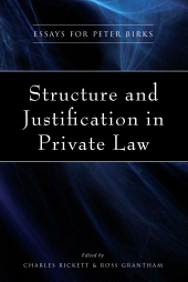 E-book, Structure and Justification in Private Law : Essays for Peter Birks, Hart Publishing