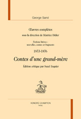 E-book, Oeuvres complètes, Sand, George, 1804-1876, Honoré Champion