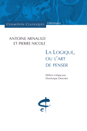 E-book, La Logique, ou l'art de penser, Honoré Champion