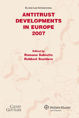 E-book, Antitrust Developments In Europe, Kluwer Law International
