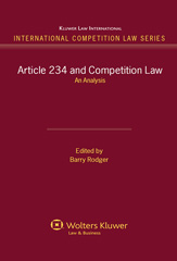 E-book, Article 234 and Competition Law, Kluwer Law International