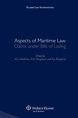 E-book, Aspects of Maritime Law, Kluwer Law International
