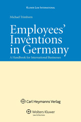 E-book, Employees' Inventions in Germany, Trimborn, Michael, Kluwer Law International