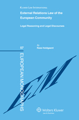 E-book, External Relations Law of the European Community, Holdgaard, Rass, Kluwer Law International