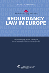 E-book, Redundancy Law in Europe, Kluwer Law International