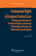 E-book, Fundamental Rights in European Contract Law, Mak, Chantal, Kluwer Law International